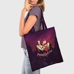 Сумка-шопер Агата Кристи, цвет: 3D-принт — фото 2
