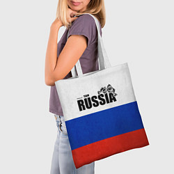 Сумка-шопер Russia, цвет: 3D-принт — фото 2