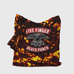 Сумка-шопер Five Finger Death Punch, цвет: 3D-принт