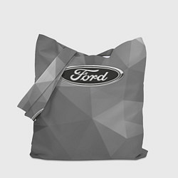 Сумка-шопер Ford чб, цвет: 3D-принт