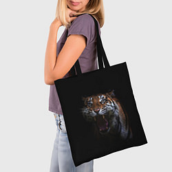 Сумка-шопер Тигр, цвет: 3D-принт — фото 2