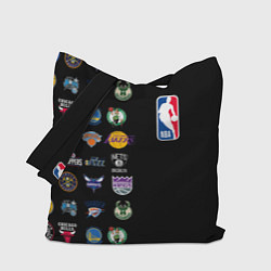 Сумка-шопер NBA Team Logos 2, цвет: 3D-принт
