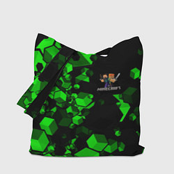 Сумка-шопер MINECRAFT, цвет: 3D-принт