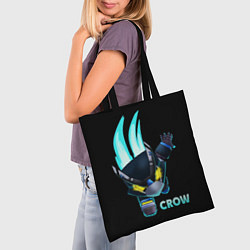 Сумка-шопер Brawl Stars CROW, цвет: 3D-принт — фото 2