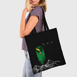 Сумка-шопер Owl blacklist, цвет: 3D-принт — фото 2