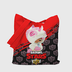 Сумка-шопер Brawl stars Unicorn, цвет: 3D-принт