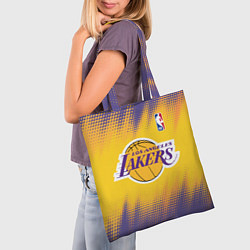 Сумка-шопер Los Angeles Lakers, цвет: 3D-принт — фото 2