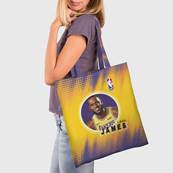 Сумка-шопер LeBron James, цвет: 3D-принт — фото 2