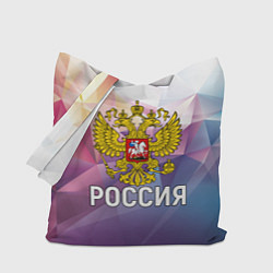 Сумка-шопер РОССИЯ, цвет: 3D-принт