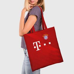Сумка-шопер FC Bayern Munchen, цвет: 3D-принт — фото 2