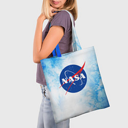 Сумка-шопер NASA НАСА, цвет: 3D-принт — фото 2