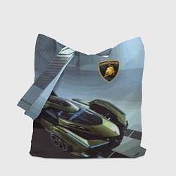 Сумка-шопер Lamborghini - motorsport extreme, цвет: 3D-принт