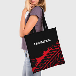 Сумка-шопер HONDA ХОНДА, цвет: 3D-принт — фото 2