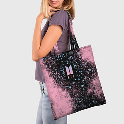 Сумка-шопер BTS, цвет: 3D-принт — фото 2