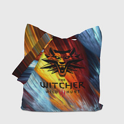 Сумка-шопер The Witcher Ведьмак Logo, цвет: 3D-принт