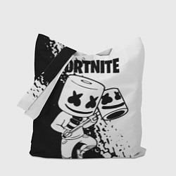 Сумка-шопер FORTNITE MARSHMELLO, цвет: 3D-принт