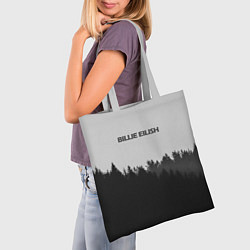 Сумка-шопер Billie Eilish Спина, цвет: 3D-принт — фото 2