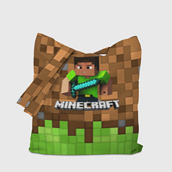 Сумка-шоппер Minecraft logo heroes