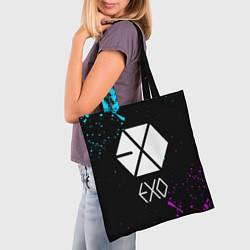Сумка-шопер EXO BAND, цвет: 3D-принт — фото 2