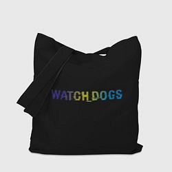 Сумка-шопер Watch Dogs Text, цвет: 3D-принт
