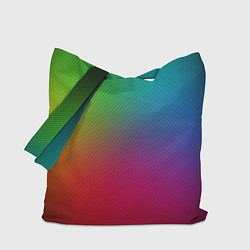 Сумка-шопер Смешанные матовые цвета, цвет: 3D-принт