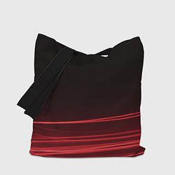 Сумка-шопер Красное и Черное, цвет: 3D-принт
