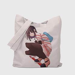 Сумка-шопер Обычная девушка, цвет: 3D-принт