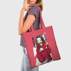 Сумка-шопер Nezuko, цвет: 3D-принт — фото 2