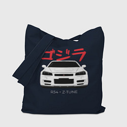 Сумка-шопер Skyline R34 Z-Tune, цвет: 3D-принт