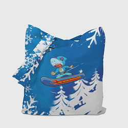 Сумка-шопер Brawl Stars Snowboarding, цвет: 3D-принт