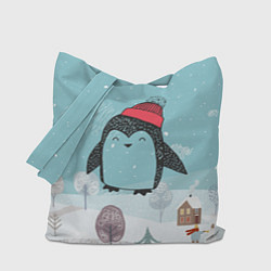 Сумка-шоппер Милый пингвин