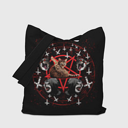 Сумка-шопер Satanic Cat, цвет: 3D-принт