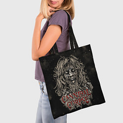 Сумка-шопер Cannibal Corpse, цвет: 3D-принт — фото 2