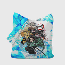 Сумка-шопер КЛИНОК РАССЕКАЮЩИЙ ДЕМОНОВ, цвет: 3D-принт