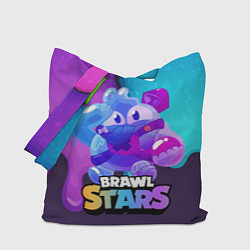 Сумка-шопер Сквик Squeak Brawl Stars, цвет: 3D-принт