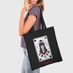 Сумка-шопер Kakegurui Poker Face, цвет: 3D-принт — фото 2