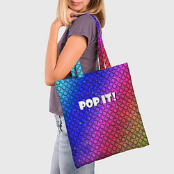 Сумка-шопер Pop It! Simple Dimple, цвет: 3D-принт — фото 2