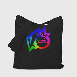 Сумка-шоппер Knockout city Rainbow logo