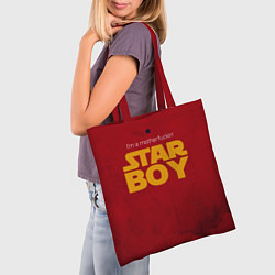 Сумка-шопер The Weeknd - Star Boy, цвет: 3D-принт — фото 2