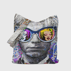 Сумка-шопер Andy Warhol Энди Уорхол, цвет: 3D-принт