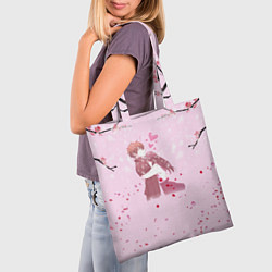 Сумка-шопер Аниме Объятия Любовь Пара, цвет: 3D-принт — фото 2