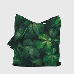 Сумка-шопер Тропическая листва Тропики Z, цвет: 3D-принт