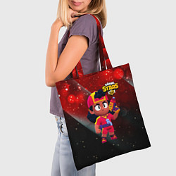Сумка-шопер Brawl Stars боец Meg, цвет: 3D-принт — фото 2