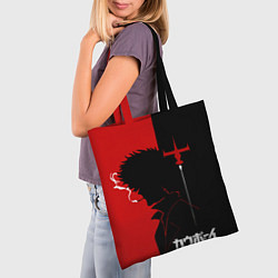 Сумка-шопер Ковбой Бибоп с сигаретой, цвет: 3D-принт — фото 2