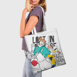 Сумка-шопер Нобара Кугисаки - Jujutsu Kaisen, цвет: 3D-принт — фото 2