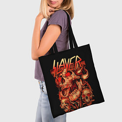 Сумка-шопер Slayer, Reign in Blood, цвет: 3D-принт — фото 2