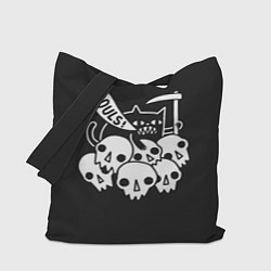 Сумка-шопер Кот - Жнец, цвет: 3D-принт