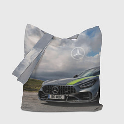 Сумка-шопер Mercedes V8 Biturbo Racing Team AMG, цвет: 3D-принт