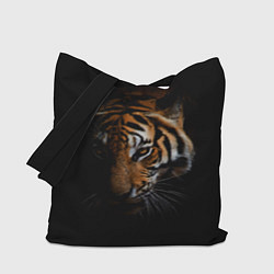 Сумка-шопер Год тигра Голова, цвет: 3D-принт