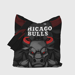 Сумка-шопер CHICAGO BULLS ЯРОСТНЫЙ БЫК, цвет: 3D-принт